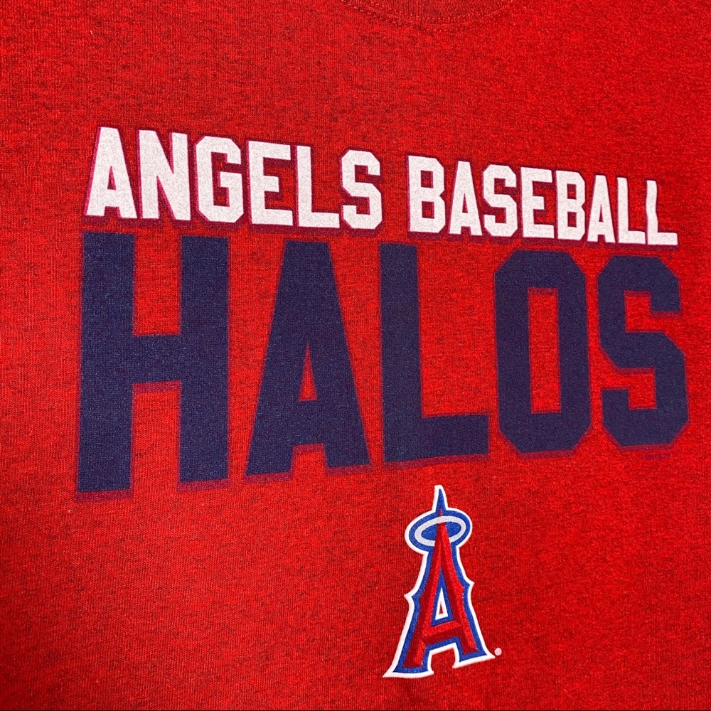 Genuine Merchandise Angels Baseball Halos Tee - Picture 2 of 5